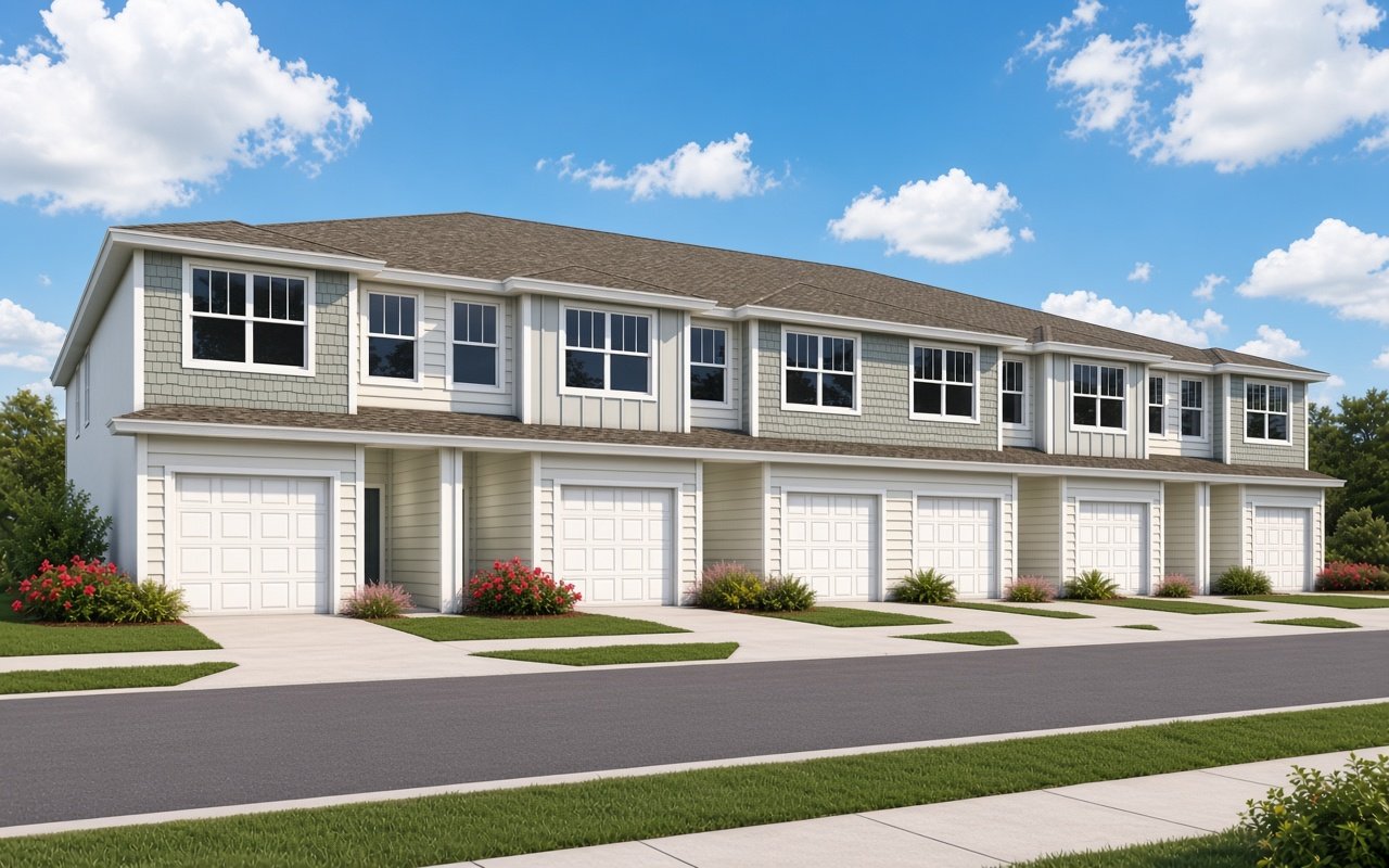 Arlington model in Deer Creek Landing, Jacksonville, FL, built by Dream Finders Homes