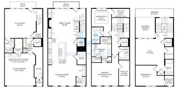 Vickery Transitional floor plan