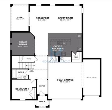 Canterbury II model in Estates at Lake Jesup North, Sanford, FL, built by Beazer Homes