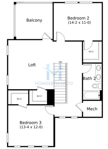 Dalia model in Lagoon Residences at Epperson, Wesley Chapel, FL, built by DRB Homes
