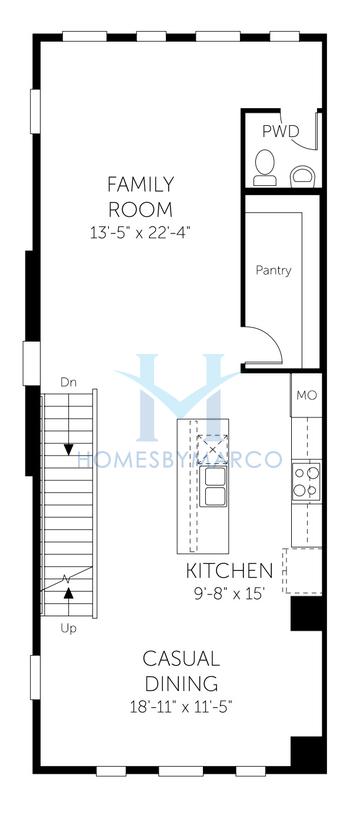 Churchill model in The Ridge at EverRange, Jacksonville, FL, built by Dream Finders Homes