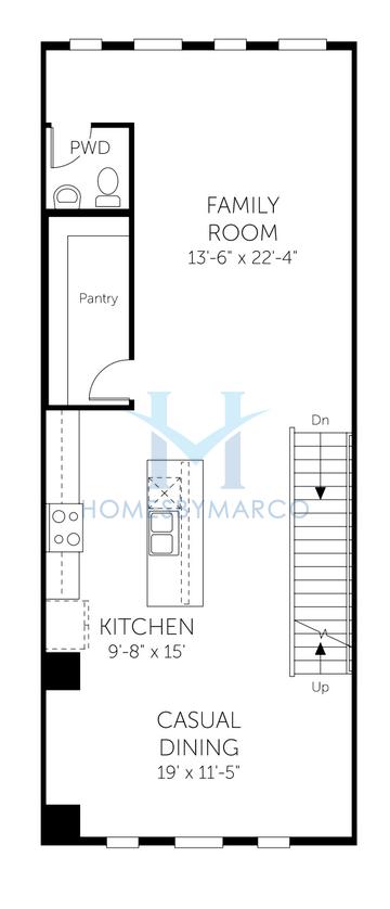 Del Mar model in The Ridge at EverRange, Jacksonville, FL, built by Dream Finders Homes