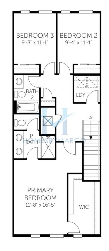 Del Mar model in The Ridge at EverRange, Jacksonville, FL, built by Dream Finders Homes