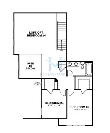 Valor model in Northwoods of Naperville, Naperville, IL, built by M/I Homes