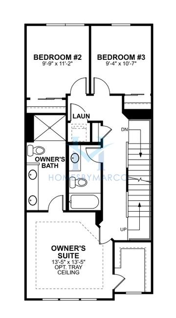 Brooklyn model in Northwoods of Naperville, Naperville, IL, built by M/I Homes