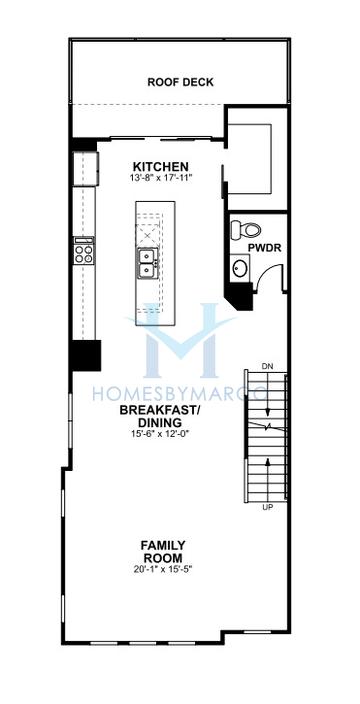 Arcadia model in Northwoods of Naperville, Naperville, IL, built by M/I Homes