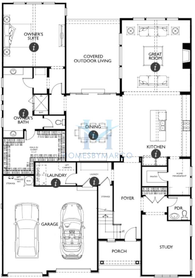 Photos of the Monterey model in the Huntson Reserve subdivision in Huntersville, NC