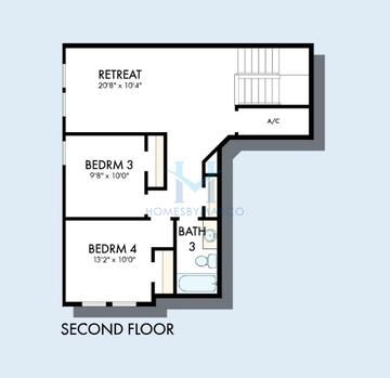 Collins model in Oakfield at Mount Dora, Mount Dora, FL, built by David Weekley Homes