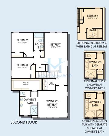 Hartland model in Oakfield at Mount Dora, Mount Dora, FL, built by David Weekley Homes
