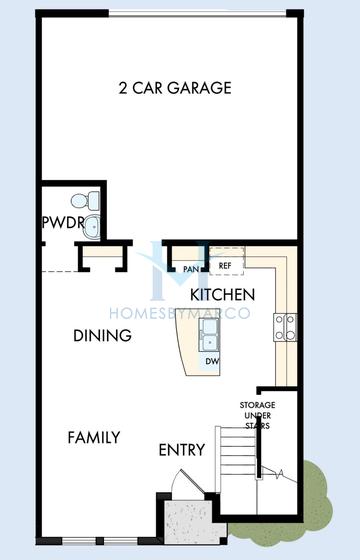 Waterway model in Persimmon Place, Wesley Chapel, FL, built by David Weekley Homes