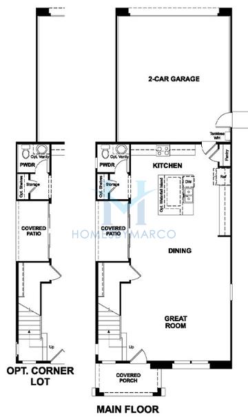 Navy model in Blossom Rock, Apache Junction, AZ, built by Meritage Homes