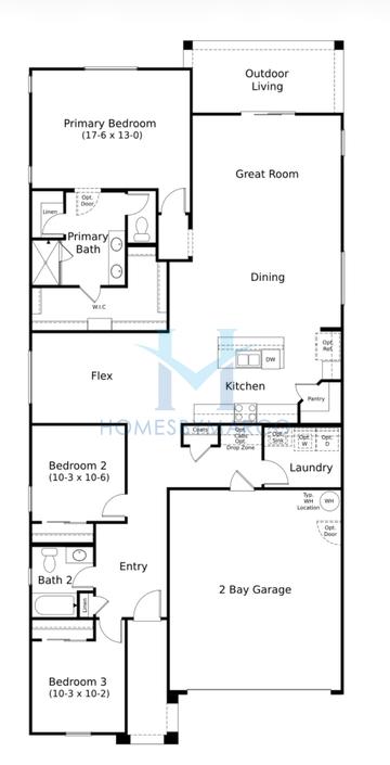 Clover floor plan