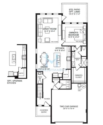 Grove model in Avalon Woods at Lakewood Ranch, Bradenton, FL, built by Ryan Homes