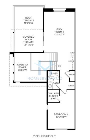 Aurelia Elite model in Toll at Cavasson Condominium, Scottsdale, AZ, built by Toll Brothers