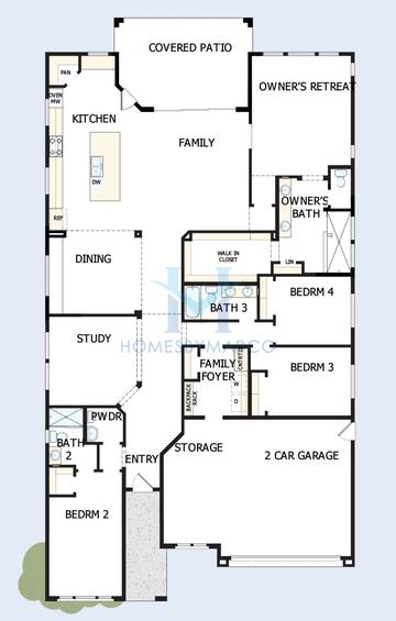 Saltbush floor plan