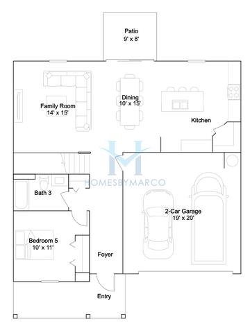 Eclipse II model in Bellehaven, Belleview, FL, built by Lennar