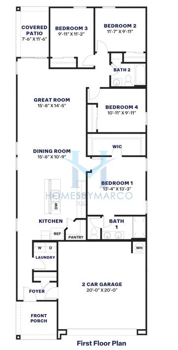 Harper floor plan