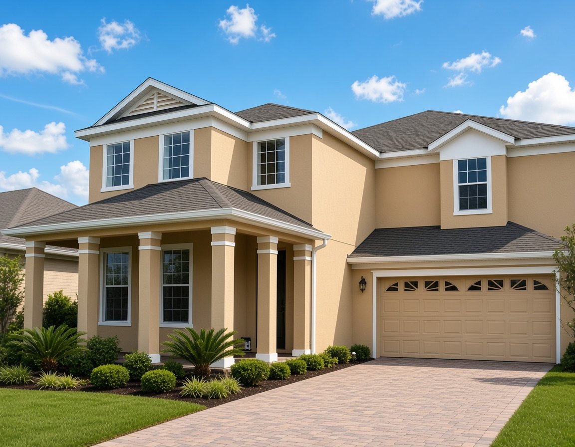 Lancaster II model in Newbury Park, Orlando, FL, built by Park Square Homes