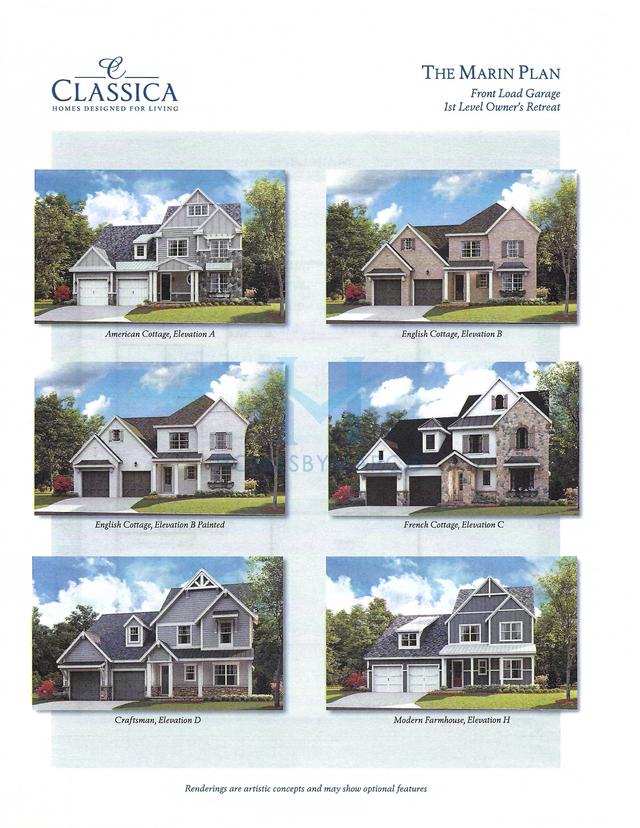 Photos of the Marin model in the Huntson Reserve subdivision in Huntersville, NC