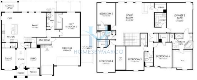 Photos of the Kerrville II model in the Estates at Parkside subdivision in Orlando, FL
