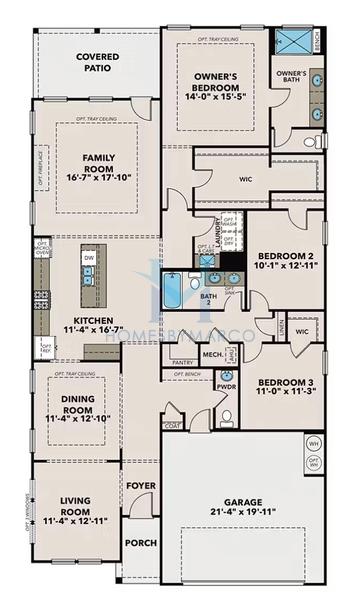 Photos of the Glenwood model in the The Lindens subdivision in Aurora, IL