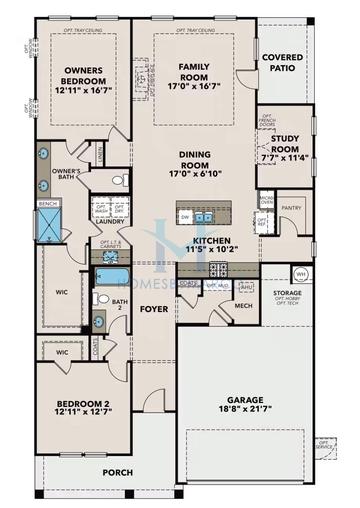 Photos of the Dawson model in the Kelly Preserve subdivision in Loganville, GA