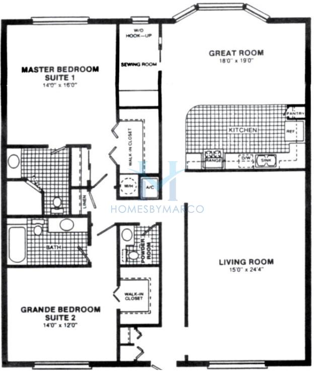 Photos of the Grande model in the On Top of the World subdivision in Clearwater, FL