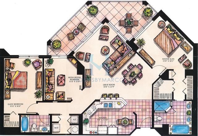 Photos of the Bellucia model in the Grande on Sand Key subdivision in Clearwater, FL