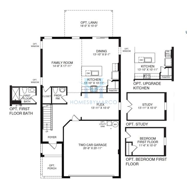 Photos of the Windermere model in the Summerwoods subdivision in Parrish, FL