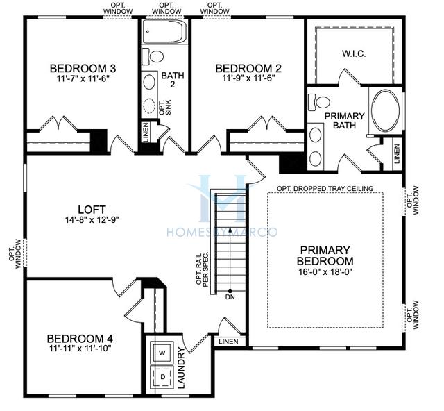 Wilmington model in Grier Meadows, Charlotte, NC, built by Eastwood Homes