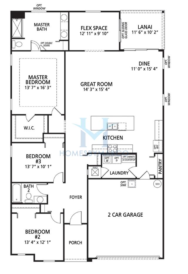 Photos of the Drexel model in the Newberry Corners subdivision in Newberry, FL