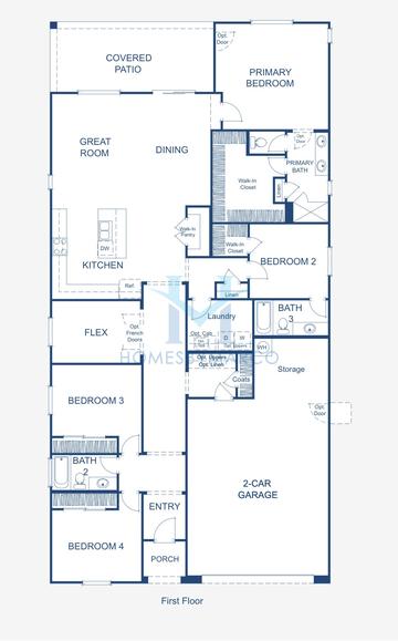 Photos of the 4003 Residences model in the Copper Falls subdivision in Buckeye, AZ