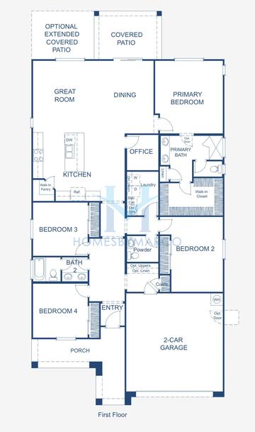 Photos of the 4002 Residences model in the Copper Falls subdivision in Buckeye, AZ