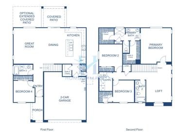 Photos of the 3505 model in the Copper Falls subdivision in Buckeye, AZ
