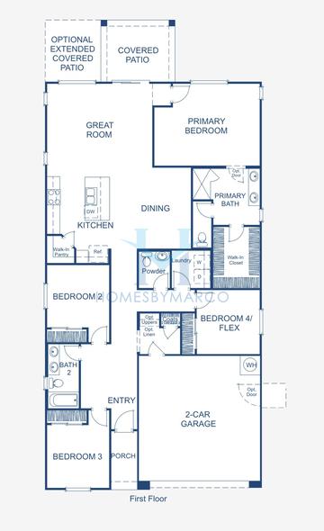 Photos of the 3503 model in the Copper Falls subdivision in Buckeye, AZ