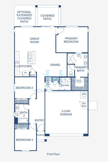 Photos of the 3501 model in the Copper Falls subdivision in Buckeye, AZ