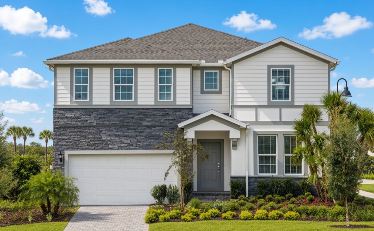 Clearwater Grand model in Windsor Island Resort, Davenport, FL, built by Pulte Homes