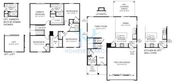 Allegheny model in Harkey Creek, Monroe, NC, built by Ryan Homes