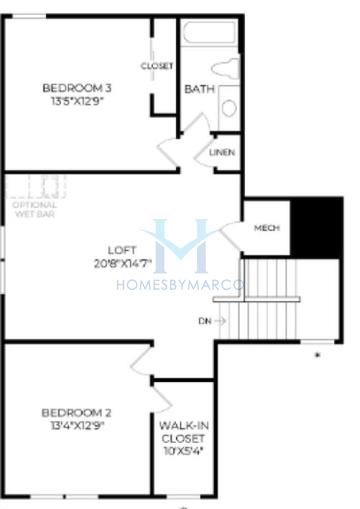Welsford model in Oaks at Kelly Park, Apopka, FL, built by Toll Brothers