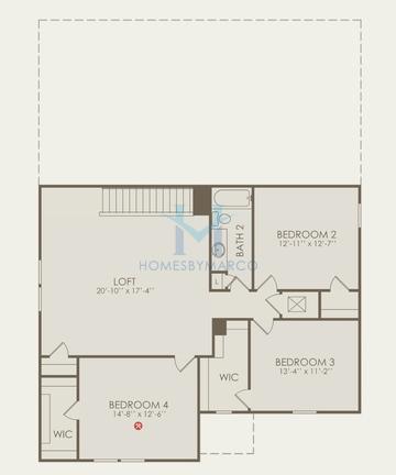 Wakefield model in Quail Hollow Pines, Wesley Chapel, FL, built by Centex