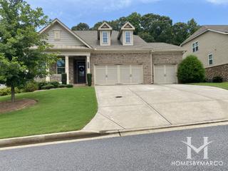 Mountain Crest neighborhood in Cumming, GA