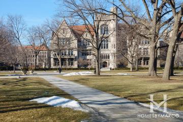 Hyde Park neighborhood in Chicago, IL