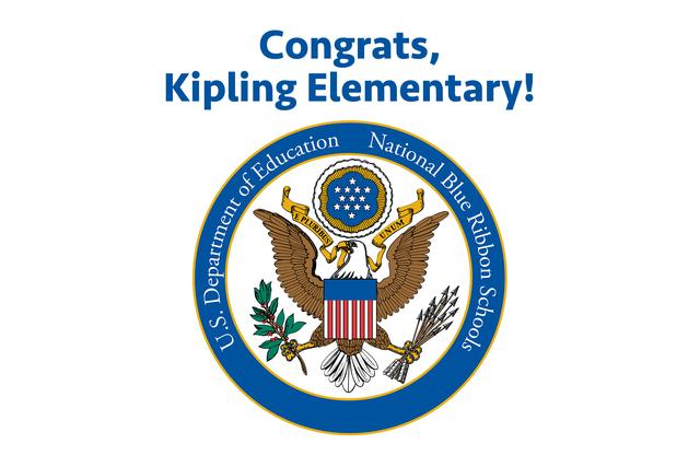 Kipling Elementary School Named A Blue Ribbon School