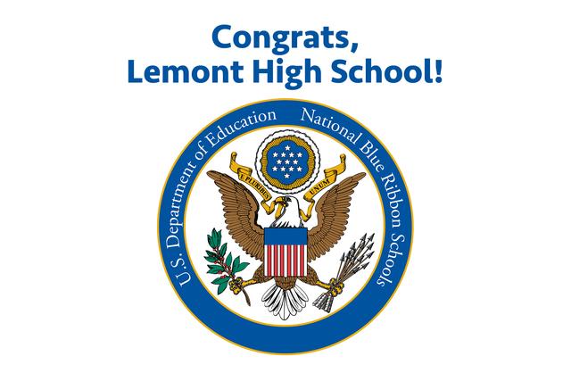 Lemont High School Named A Blue Ribbon School