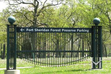 Fort Sheridan Forest Preserve in Highland Park, IL