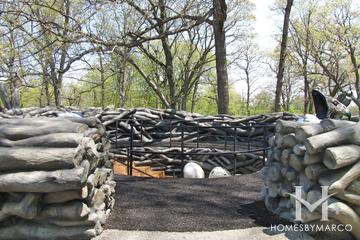 Fort Sheridan Forest Preserve in Highland Park, IL