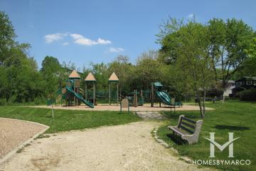 Cloverdale Park in Highland Park, IL