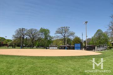 Sunset Woods Park in Highland Park, IL