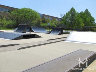 Sunset Woods Park in Highland Park, IL