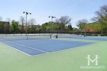 Sunset Woods Park in Highland Park, IL